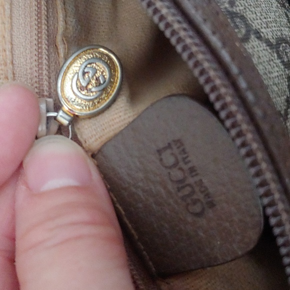 Authentic Vintage Gucci GG Monogram Supreme Sherry Web Ophidia Crossbody Bag - Picture 9 of 10